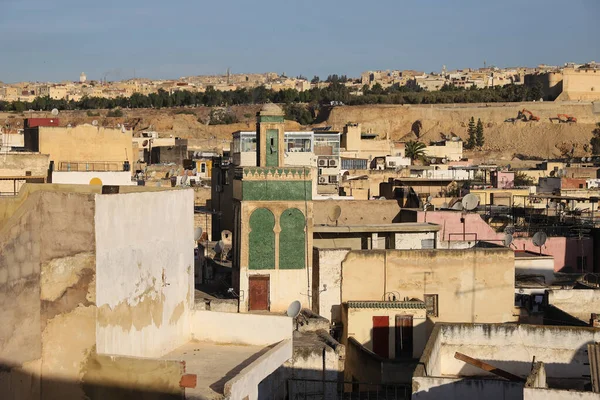 Celkový Pohled Město Fez Maroku — Stock fotografie