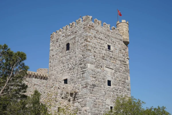 Věž Bodrum Castle Mugla City Turecko — Stock fotografie