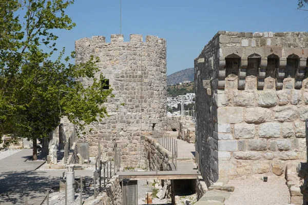 土耳其穆格拉市Bodrum城堡塔楼 — 图库照片