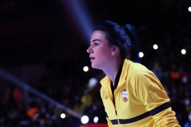 ANKARA, TURKEY - 19 Aralık 2021: Vakifbank 'te Meryem Boz, Imoco Volley Conegliano' ya karşı Beşli Voleybol Kadınlar Kulübü Dünya Şampiyonası final maçı