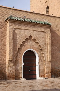 Fas 'ın Marakeş şehrindeki Kutubiyya Camii
