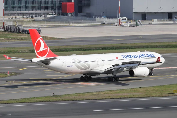 Istanbul Turquie Octobre 2021 Atterrissage Airbus A330 343X 1204 Turkish — Photo