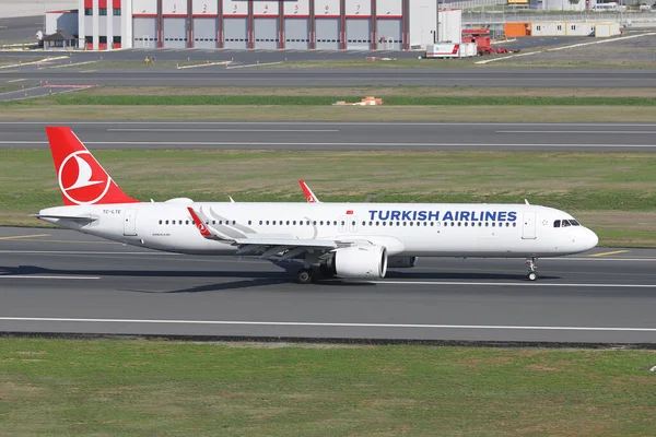Istanbul Turquía Octubre 2021 Turkish Airlines Airbus A321 271Nx 10259 —  Fotos de Stock