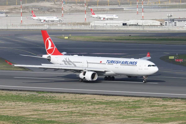 Istanbul Turchia Ottobre 2021 Turkish Airlines Airbus A330 343X 1172 — Foto Stock