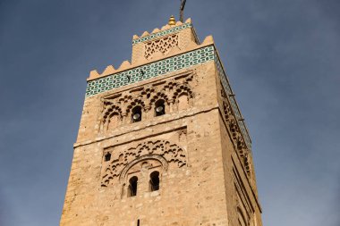 Fas 'ın Marakeş şehrindeki Kutubiyya Camii