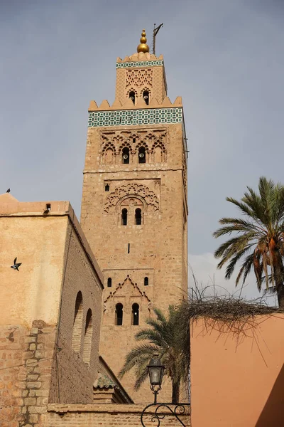 Mešita Kutubiyya Marrákeši Maroku — Stock fotografie