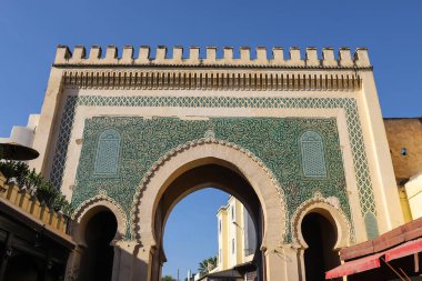 Mavi Kapı, Fas 'ın Fez şehrinde Bab Bou Jeloud.