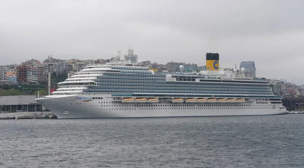 Istanbul Turkey Duben 2022 Costa Venezia Cruise Ship Galataportu Istanbul — Stock fotografie