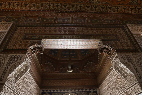 Pałac Bahia Marrakeszu Maroku — Zdjęcie stockowe