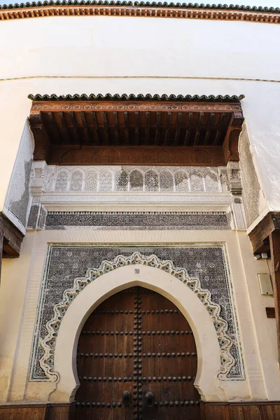 Door Building Fez City Morocco — стоковое фото