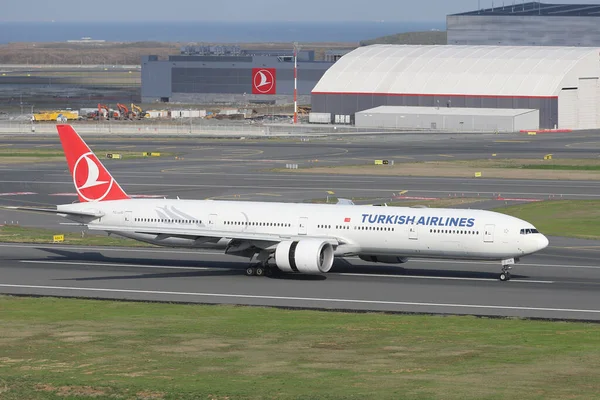 Istanbul Turkey October 2021 Turkish Airlines Boeing 777 3F2Er 40791 — Stock Photo, Image