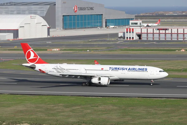 Istanbul Turkey Октября 2021 Turkish Airlines Airbus A330 343X 1172 — стоковое фото