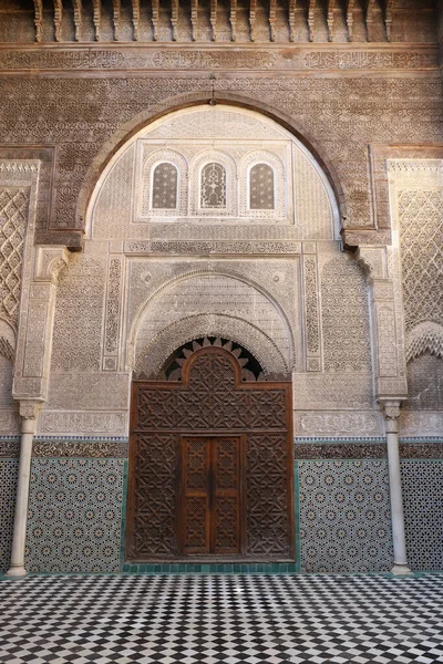 Bou Inania Madrasa Fez City Morocco — стоковое фото
