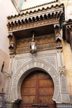 Door of a Building in Fez City, Morocco