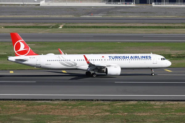 Istanbul Turkey Октября 2021 Turkish Airlines Airbus A321 271Nx 10382 — стоковое фото