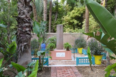 Botanical Majorelle Garden in Marrakech City, Morocco