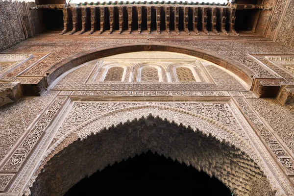 Bou Inania Madrasa Fez City Maroko — Zdjęcie stockowe