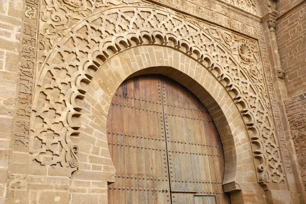 Gate Kasbah Udayas Rabat City Morocco — стоковое фото