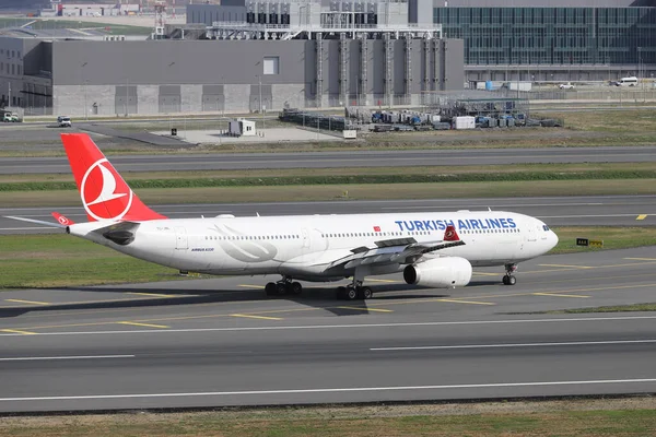 Istanbul Turquie Octobre 2021 Atterrissage Airbus A330 343X 1204 Turkish — Photo