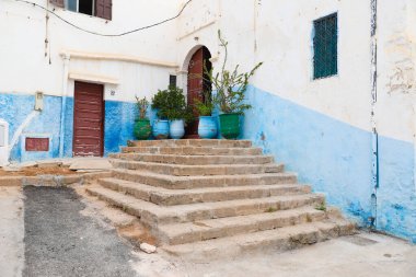 Udayas 'ın Kasbah caddesi Rabat City, Fas
