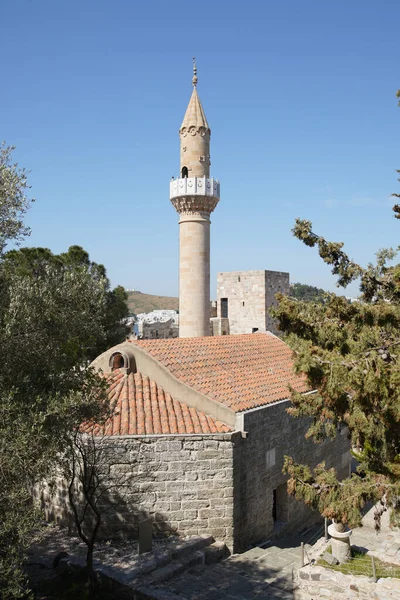 Bodrum Castle Mesquita Bodrum Town Mugla City Turquia — Fotografia de Stock