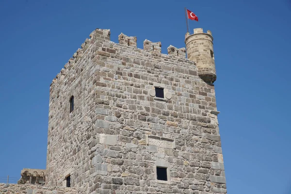 Torre Bodrum Castle Mugla City Turquía —  Fotos de Stock