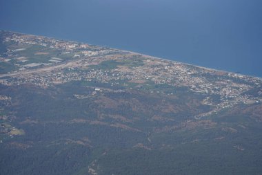 Antalya ilinin Tahtali Dağı 'ndan hava manzarası