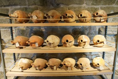 Bodrum Kalesi 'ndeki Amforas, Mugla Şehri, Türkiye