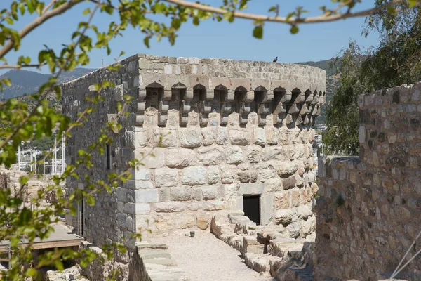 Turm Der Burg Von Bodrum Mugla City Türkei — Stockfoto