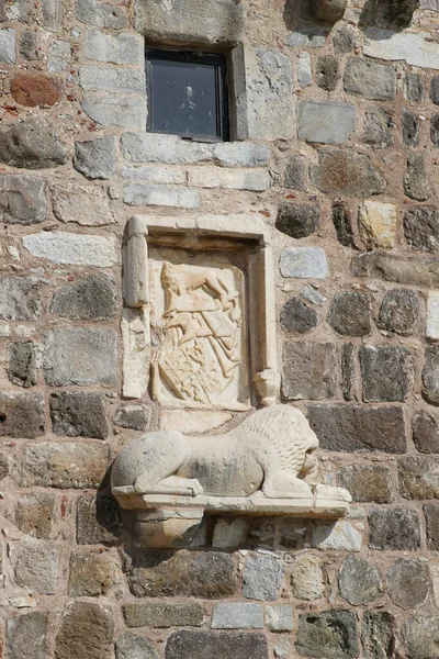 Knight Symbols Bodrum Castle Bodrum Town Mugla City Turkey — Fotografia de Stock