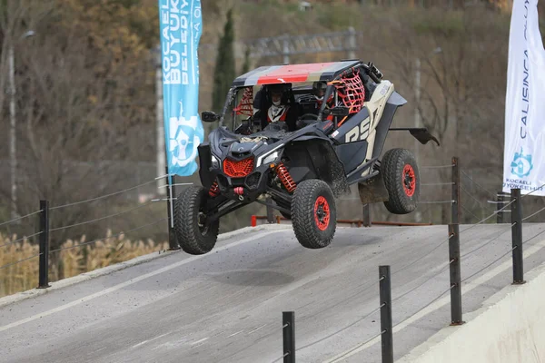 Kocaeli Turkey December 2021 Utv Performance Turkish Rallycross Championships — Stok fotoğraf