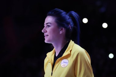 ANKARA, TURKEY - 19 Aralık 2021: Vakifbank 'te Meryem Boz, Imoco Volley Conegliano' ya karşı Beşli Voleybol Kadınlar Kulübü Dünya Şampiyonası final maçı