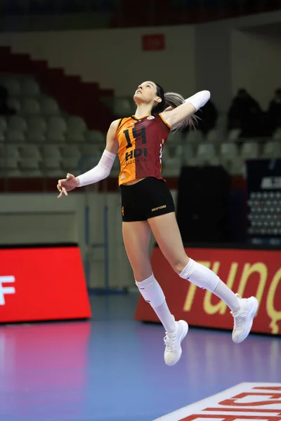 Istanbul Turquie Janvier 2022 Alexia Ioana Carutasu Sert Pendant Match — Photo
