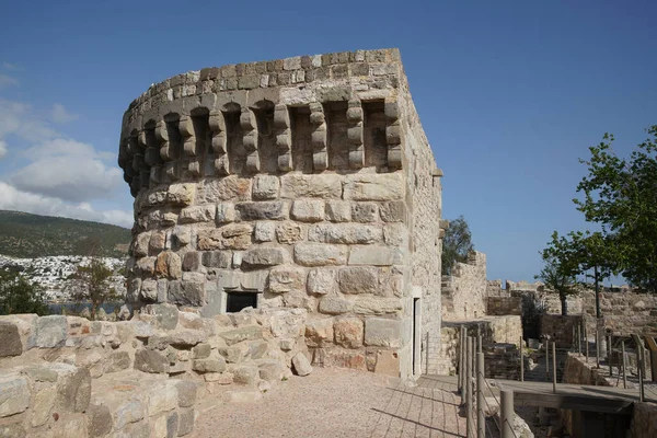 Πύργος Στο Κάστρο Μποντρούμ Mugla City Τουρκία — Φωτογραφία Αρχείου