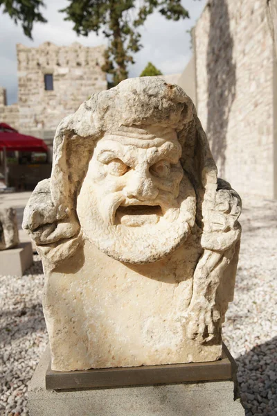 Escultura Bodrum Castle Mugla City Turquía — Foto de Stock