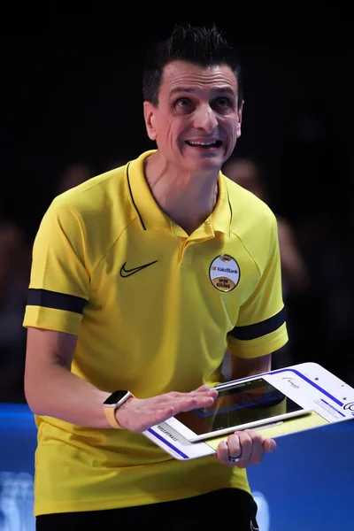 Ankara Turchia Dicembre 2021 Allenatore Giovanni Guidetti Vakifbank Imoco Volley — Foto Stock