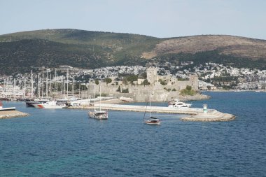 Bodrum Kasabası 'ndaki Bodrum Kalesi, Mugla, Türkiye