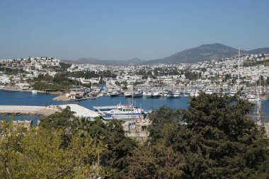 Türkiye 'nin Ege kıyısındaki Bodrum Kasabası