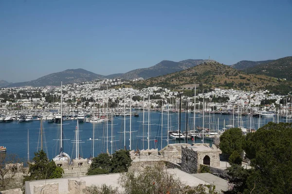 Bodrum Town Nella Costa Egea Della Turchia — Foto Stock