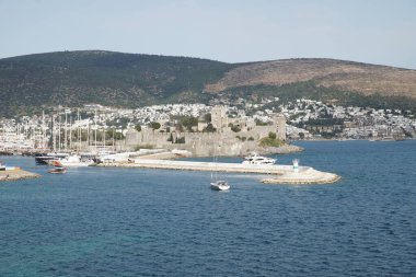 Bodrum Kasabası 'ndaki Bodrum Kalesi, Mugla, Türkiye