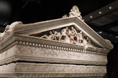 Alexander Sarcophagus, İstanbul Arkeoloji Müzeleri, İstanbul Şehri, Türkiye