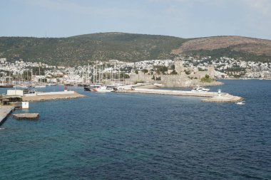Bodrum Kasabası 'ndaki Bodrum Kalesi, Mugla, Türkiye