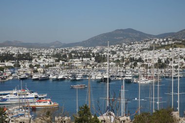 Türkiye 'nin Ege kıyısındaki Bodrum Kasabası