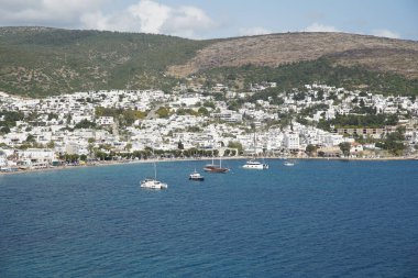 Türkiye 'nin Ege kıyısındaki Bodrum Kasabası