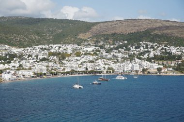 Türkiye 'nin Ege kıyısındaki Bodrum Kasabası