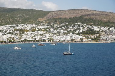 Türkiye 'nin Ege kıyısındaki Bodrum Kasabası