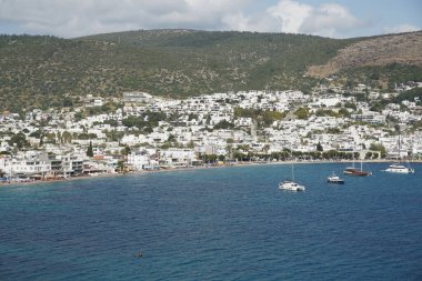 Türkiye 'nin Ege kıyısındaki Bodrum Kasabası