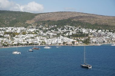Türkiye 'nin Ege kıyısındaki Bodrum Kasabası