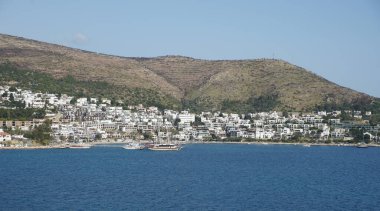 Türkiye 'nin Ege kıyısındaki Bodrum Kasabası