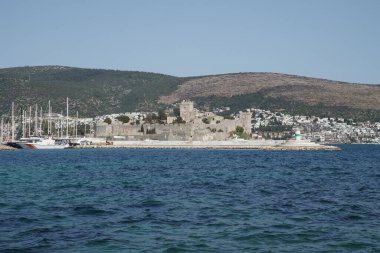 Bodrum Kasabası 'ndaki Bodrum Kalesi, Mugla, Türkiye